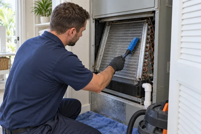 Representative illustration of ac cleaning
